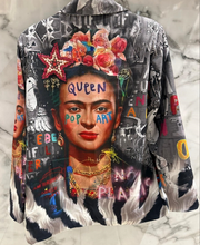 Load image into Gallery viewer, "FRIDA" Print Blazer" One Size Italian Pop Art