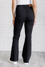 Load image into Gallery viewer, Etta High Rise Control Top Flare Jeans in Black