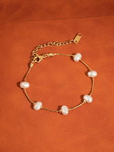 Load image into Gallery viewer, Ida 18K Non-Tarnish Petite Pearl Necklace