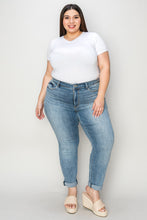 Load image into Gallery viewer, Judy Blue Full Size Cuffed Hem Low Waist Slim Jeans