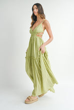 Load image into Gallery viewer, GIna Cutout Waist Backless Maxi Dress