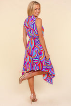 Load image into Gallery viewer, Mock Neck Sleeveless Printed Dress