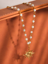 Load image into Gallery viewer, Kalani 18K Gold Non-Tarnish Sun Beaded Necklace