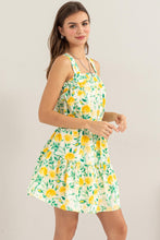 Load image into Gallery viewer, Michelle Floral Tie Shoulder Mini Dress