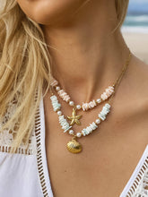 Load image into Gallery viewer, Thelma 18K Gold Non-Tarnish Shell Star Necklace