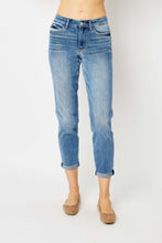 Load image into Gallery viewer, Judy Blue Full Size Cuffed Hem Low Waist Slim Jeans