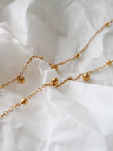 Load image into Gallery viewer, Brisse 18K Gold Non-Tarnish Dressy Beaded Y Lariat Necklace