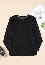 Load image into Gallery viewer, Bow Round Neck Long Sleeve Top