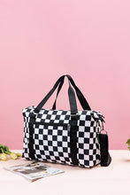 Load image into Gallery viewer, Zenana Checkered Multi-Pocket Travel Bag