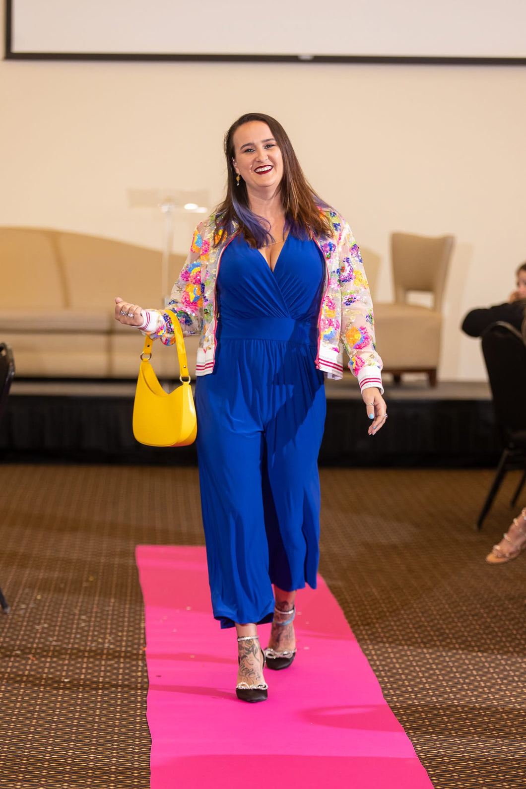 Sleeveless Surplice Cropped wrap Jumpsuit