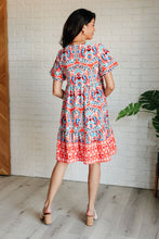 Load image into Gallery viewer, Journey On Mixed Print Dress