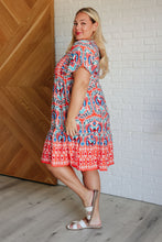 Load image into Gallery viewer, Journey On Mixed Print Dress