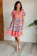 Load image into Gallery viewer, Journey On Mixed Print Dress