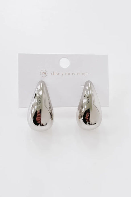 NOT-SO-SECRET ADMIRER TEARDROP EARRINGS - WATERPROOF