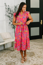 Load image into Gallery viewer, Polished and Pretty Waist Tie Tea Dress