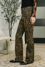 Load image into Gallery viewer, Roxy High Waist Bootcut Leopard Print