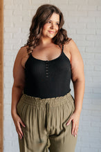Load image into Gallery viewer, Snap it Up Spaghetti Strap Bodysuit