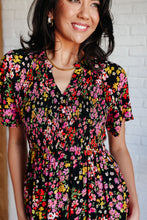 Load image into Gallery viewer, Wildflower and Barley V-Neck Button Up Dress