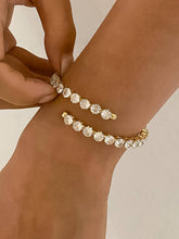 Load image into Gallery viewer, Maëlys 18K Gold Non-Tarnish CZ Glam Bracelet