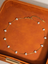 Load image into Gallery viewer, Ida 18K Non-Tarnish Petite Pearl Necklace