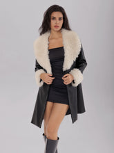 Load image into Gallery viewer, Fuzzy Long Sleeve Longline Coat