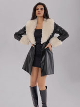 Load image into Gallery viewer, Fuzzy Long Sleeve Longline Coat