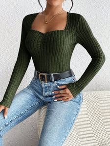 So good Ribbed Long Sleeve T-Shirt