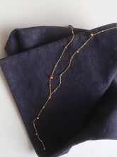 Load image into Gallery viewer, Brisse 18K Gold Non-Tarnish Dressy Beaded Y Lariat Necklace