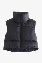 Load image into Gallery viewer, Zip-Up Drawstring Puffer Vest