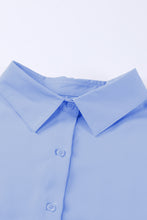 Load image into Gallery viewer, Three-Quarter Sleeve Slit Shirt