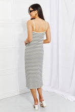 Load image into Gallery viewer, One to Remember Striped Sleeveless Midi Dress
