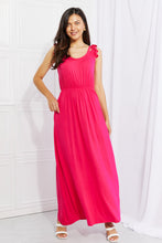 Load image into Gallery viewer, Santa Monica Flutter Sleeve Maxi Dress