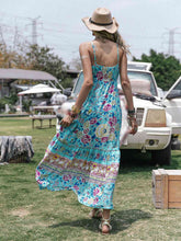 Load image into Gallery viewer, Daisy Jones Printed Scoop Neck Sleeveless Maxi Dress