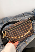 Load image into Gallery viewer, Printed PU Leather Sling Bag
