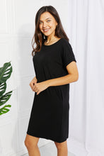 Load image into Gallery viewer, Chic in the City Rolled Short Sleeve Dress