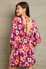 Load image into Gallery viewer, Peace &amp; Love Floral Print Mini Dress