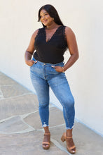 Load image into Gallery viewer, Pick Up The Lace Full Size V-Neck Lace Bodysuit
