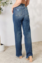Load image into Gallery viewer, High Waist 90&#39;s Distressed Straight Jeans