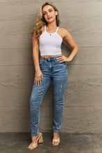 Load image into Gallery viewer, Kayla High Waist Distressed Slim Jeans