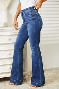 Maya High Waist Wide Hem Flare Jeans