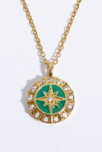 Load image into Gallery viewer, Zircon Decor North Star Pendant Copper Necklace