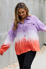 Load image into Gallery viewer, Relaxed Fit Tie-Dye Button Down Top