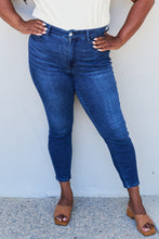 Load image into Gallery viewer, Judy Blue Marie Full Size Mid Rise Crinkle Ankle Detail Skinny Jeans
