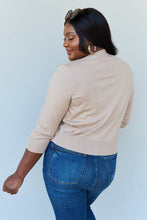 Load image into Gallery viewer, My Favorite 3/4 Sleeve Cropped Cardigan in Khaki