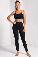Load image into Gallery viewer, Star Print Sports Bra and Leggings Set