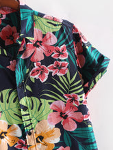 Load image into Gallery viewer, Floral Vacation Short-Sleeve Shirt