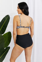 Load image into Gallery viewer, Take A Dip Twist High-Rise Bikini in Leopard