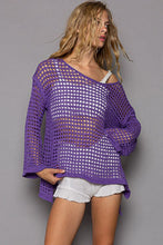 Load image into Gallery viewer, Flare Sleeve Knit Cover Up