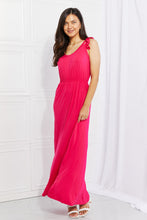 Load image into Gallery viewer, Santa Monica Flutter Sleeve Maxi Dress