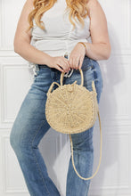 Load image into Gallery viewer, Feeling Cute Rounded Rattan Handbag in Ivory